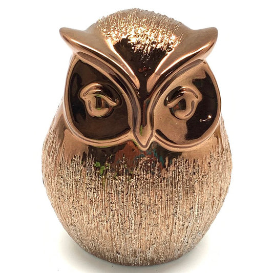 Bronze Owl - Ceramic 11cm
