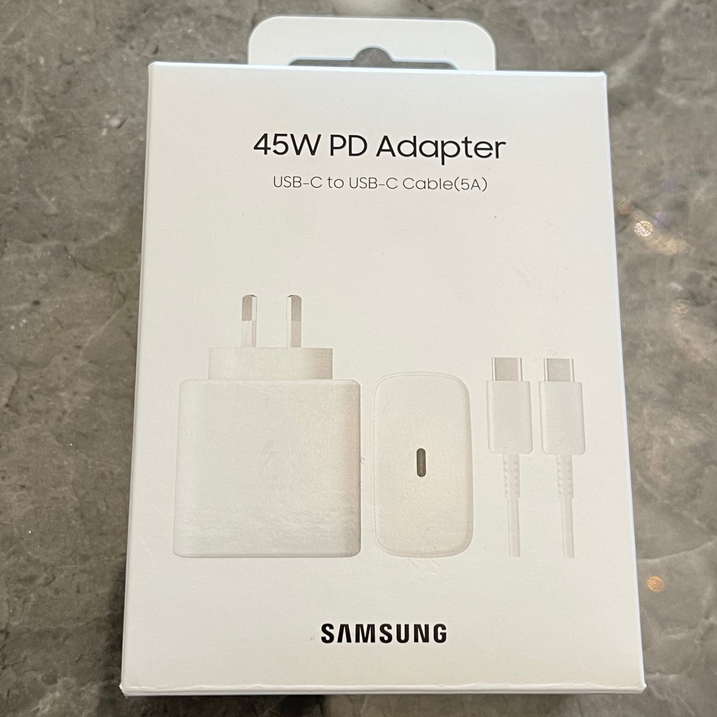 Samsung Fast Charge AC Charger- Type C - 45W White