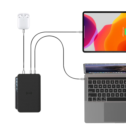 Cygnett ChargeUp Edge+ 27,000 mAh Laptop and Wireless Power Bank
