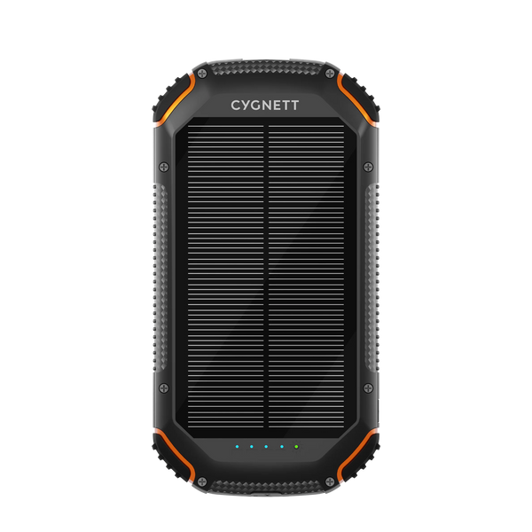 Cygnett ChargeUp OutBack 20K mAh Outdoor Solar Power Bank - Black
