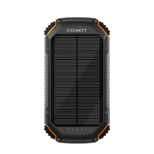 Cygnett ChargeUp OutBack 20K mAh Outdoor Solar Power Bank - Black