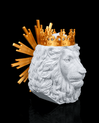 Lion of Judah – Handcrafted 3D Art Sculpture