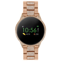 Reflex Active Series 4 Rose Gold / Silver Link Crystal Smart Watch